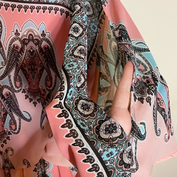 Pastel Colored Flowy Dress - Picture 9 of 12